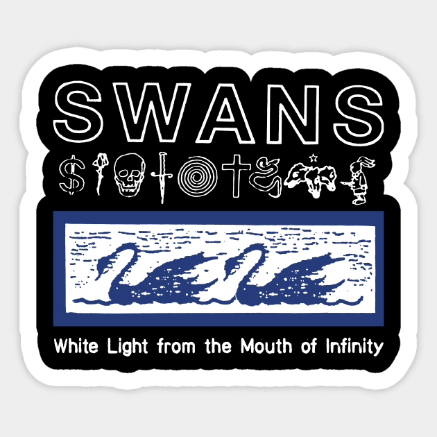 SWANS White Light from the Mouth of Infinity Classic Sticker by Moderate Rock